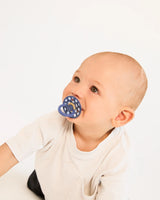 Studio Polka Pacifier 2pk - Baby Blue/Steel Blue