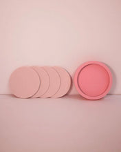 Load image into Gallery viewer, Silicone Unbreakable Coasters - Flamingo + Lotus
