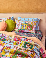 Kip&Co x Margaret Preston Margaret's Vase Organic Cotton Quilted Bedspread Large