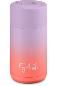 Frank Green 355ml Gradient Ceramic Cup - Lilac Haze / Living Coral