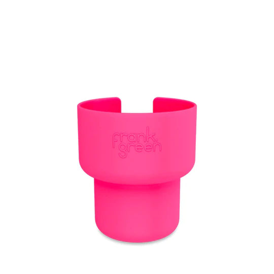 Frank Green Car Cup Holder Expander Neon Pink