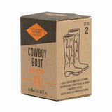 Cowboy Boot Shot Glass Set 2