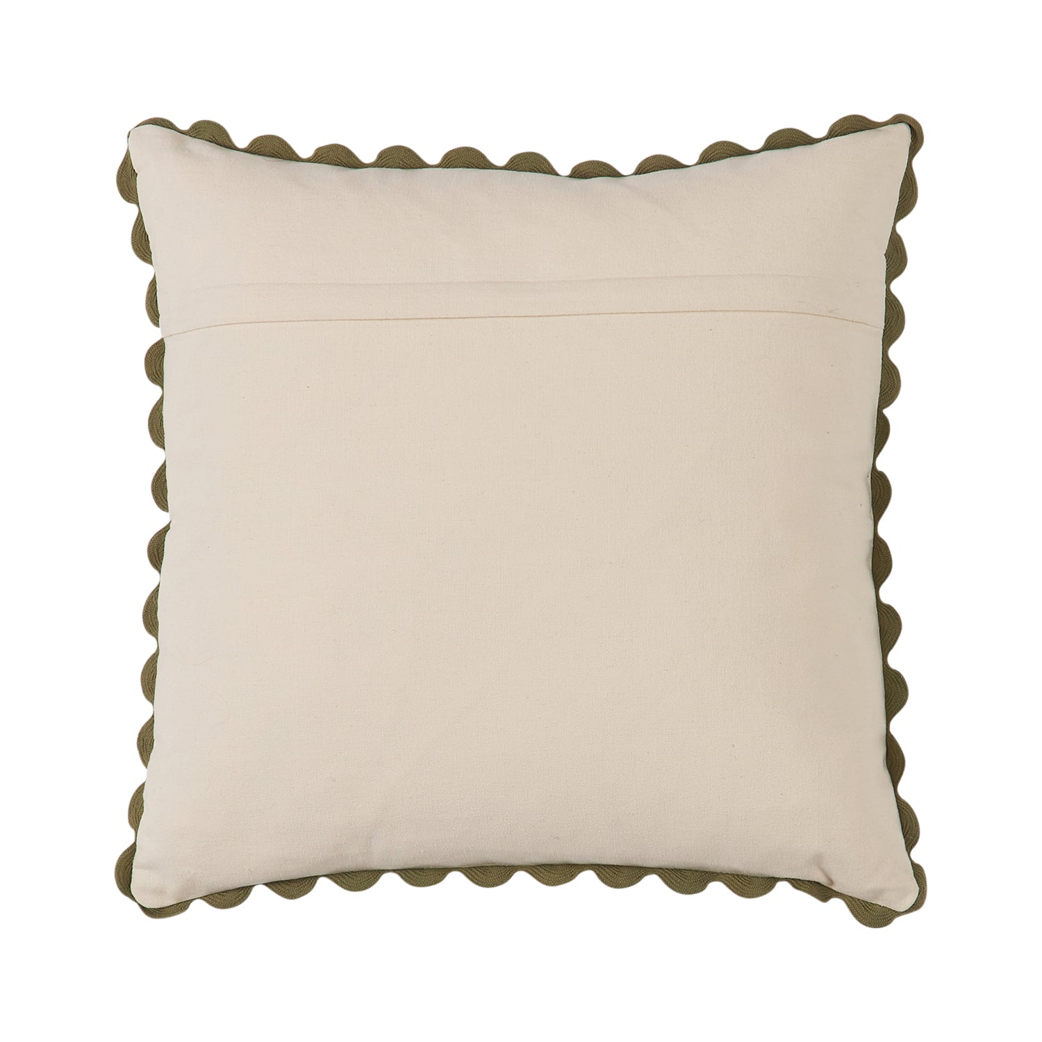 Brae Print Cushion - Bay Leaf