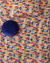 Load image into Gallery viewer, Navy Velvet Pea Cushion
