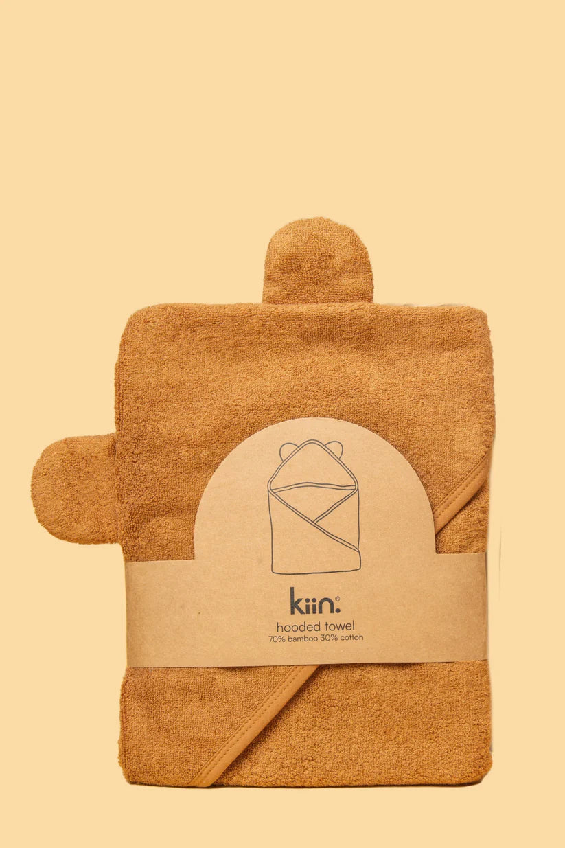 Hooded Towel Caramel