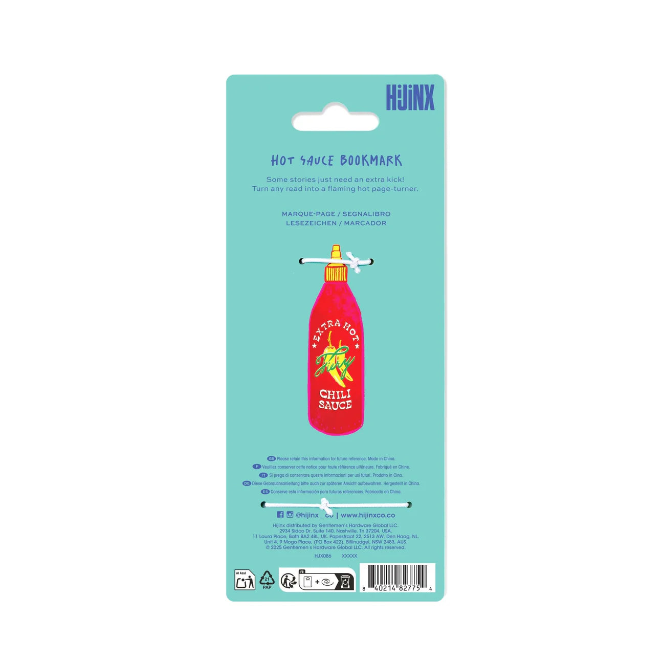 Hot Sauce Bookmark