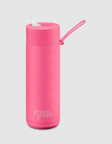 Frank Green 595ml Ceramic Bottle - Neon Pink