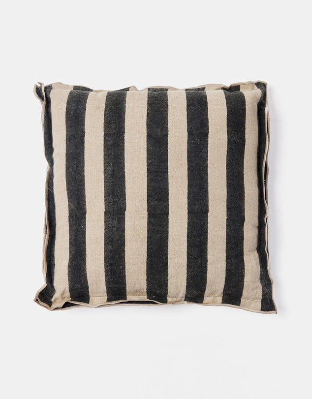 Waylee Cushion Black Stripe