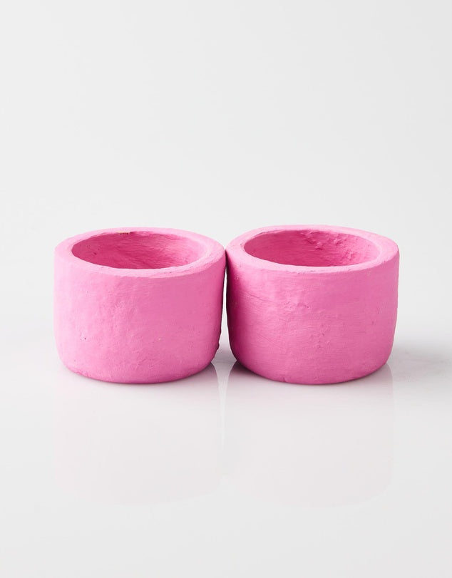 Tealight Holder Dark Pink