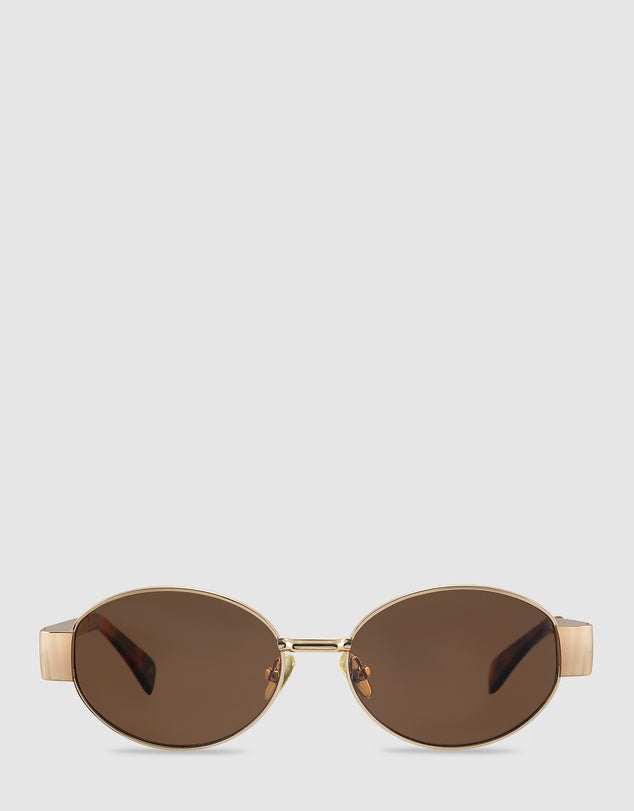 Spherical Sunglasses - Gold