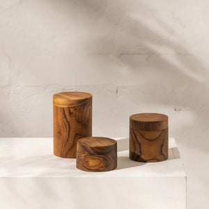 Huba Wooden Canisters