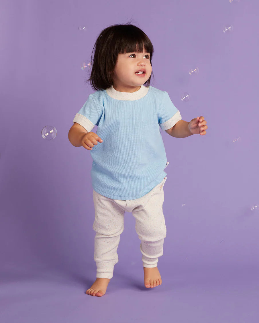 Sky Blue Organic Tee Short Sleeve