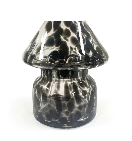 Mushroom Candle Lamp Black