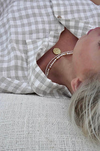 Riviera Necklace Pearl