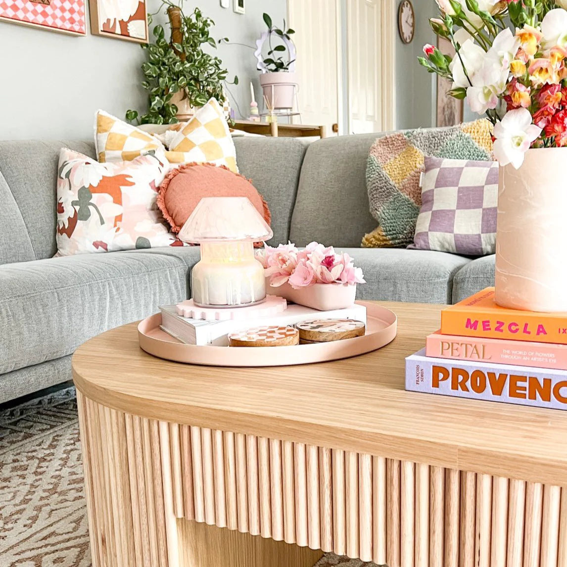 Mushroom Candle Lamp Black