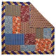 Clarice Patchwork Bedcover - Azure