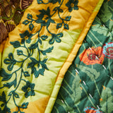 Clarice Patchwork Bedcover - Key Lime