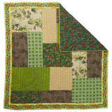 Clarice Patchwork Bedcover - Key Lime