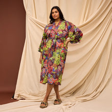 Load image into Gallery viewer, Cora Cotton Robe - Garnet
