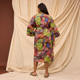 Cora Cotton Robe - Garnet