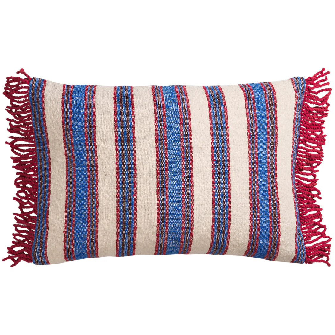 Selene Woven Cushion - Azure