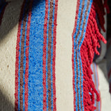 Selene Woven Cushion - Azure