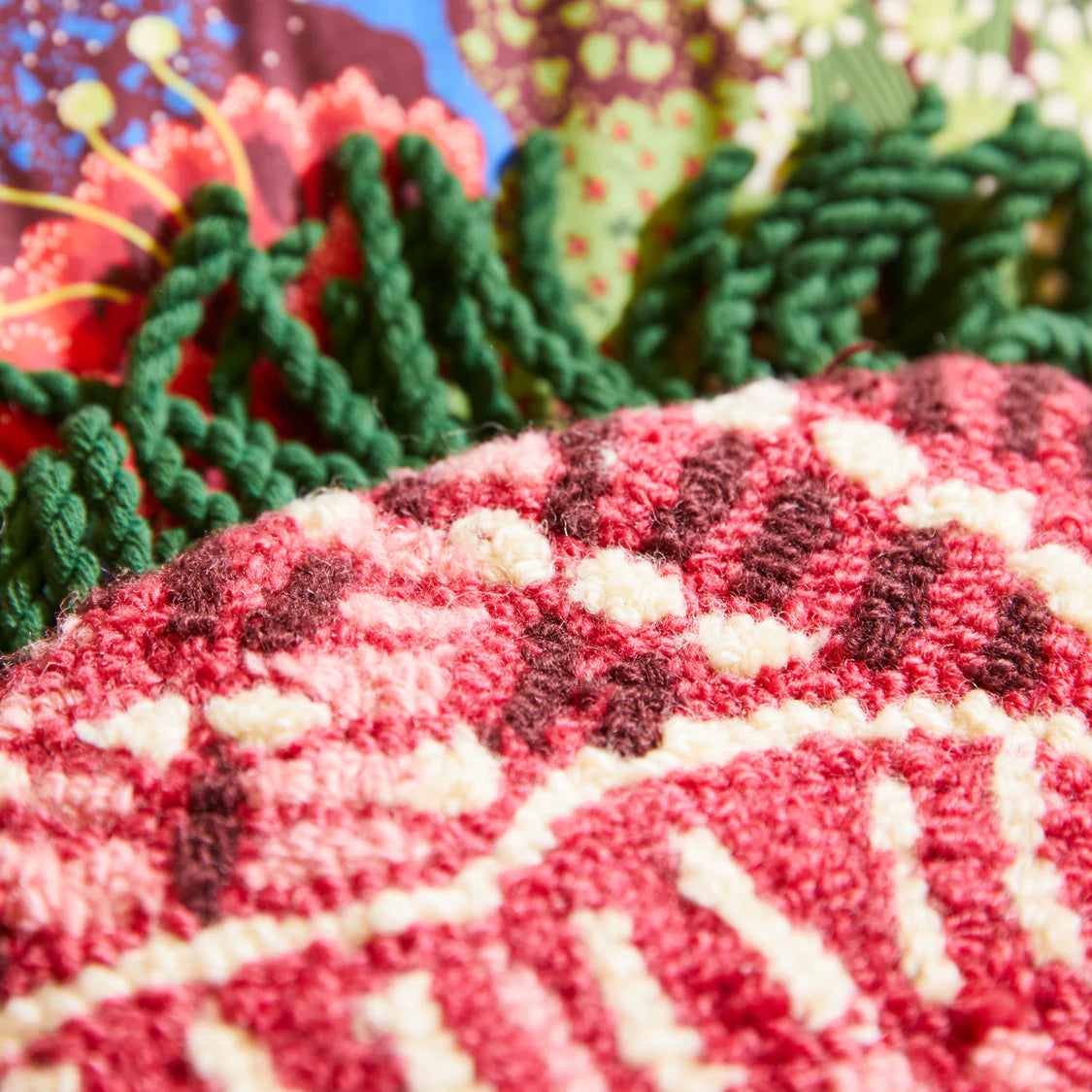 Claudelle Punch Needle Cushion