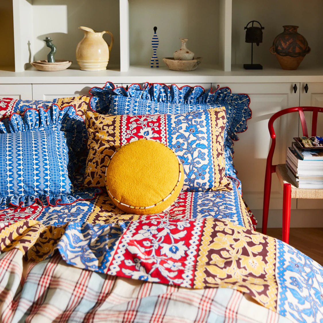 Delana Round Cushion - Dune