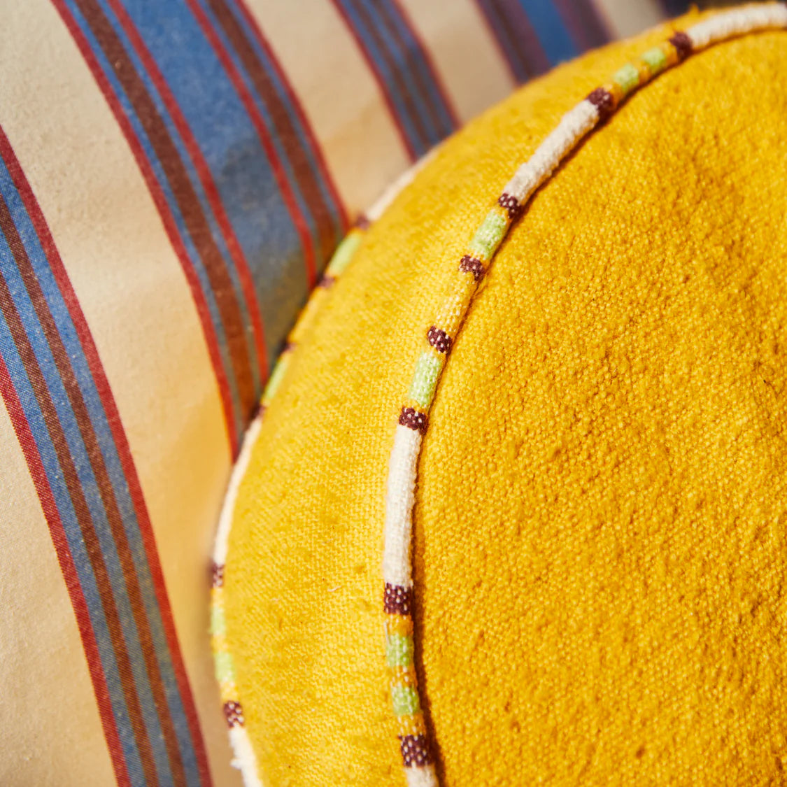 Delana Round Cushion - Dune