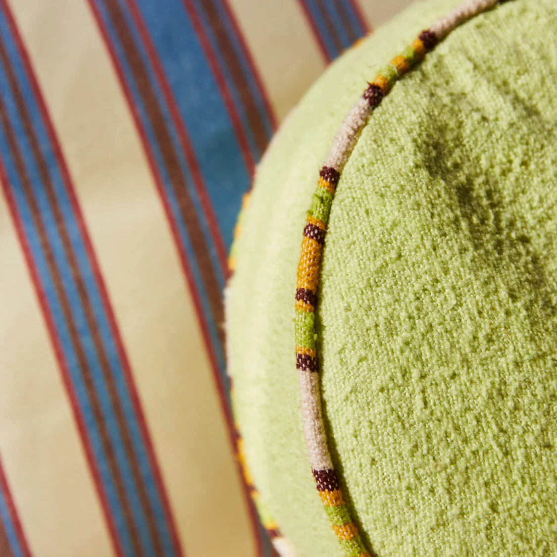 Delana Round Cushion - Zest