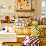 Delana Round Cushion - Zest