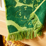 Lucia Face Washer Set - Kelp