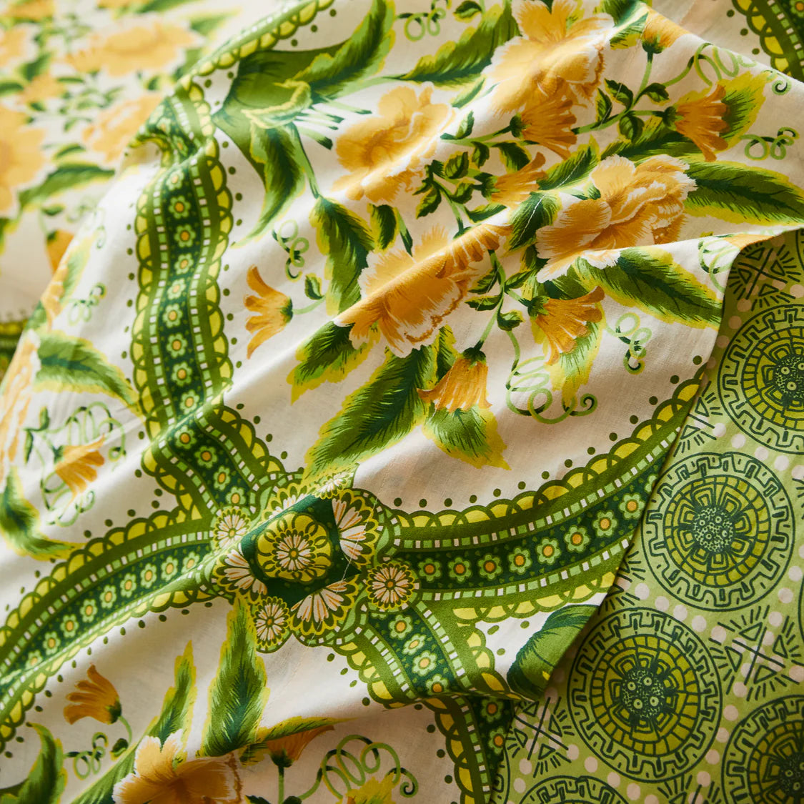 Margaret Cotton Flat Sheets - La Palma