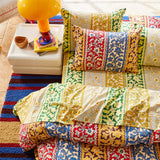 Thea Cotton Fitted Sheets - Kelp