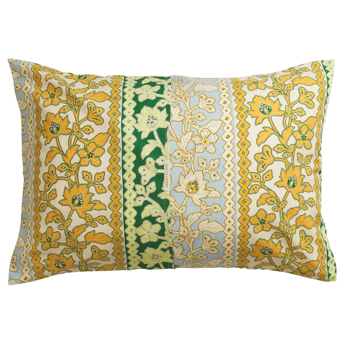 Thea Cotton Pillowcase Set - Kelp
