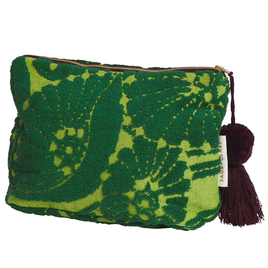 Lucia Terry Pouch - Kelp