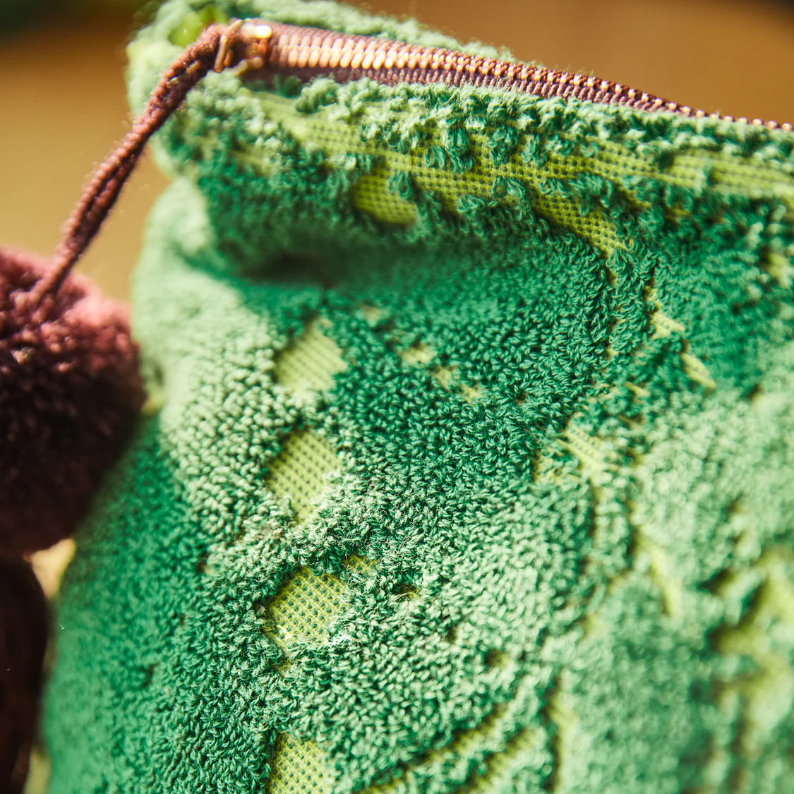 Lucia Terry Pouch - Kelp