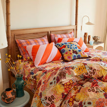Load image into Gallery viewer, Clarice Cotton Pillowcase Set - Flame
