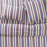 Selene Cotton Flat  Sheets - Azure