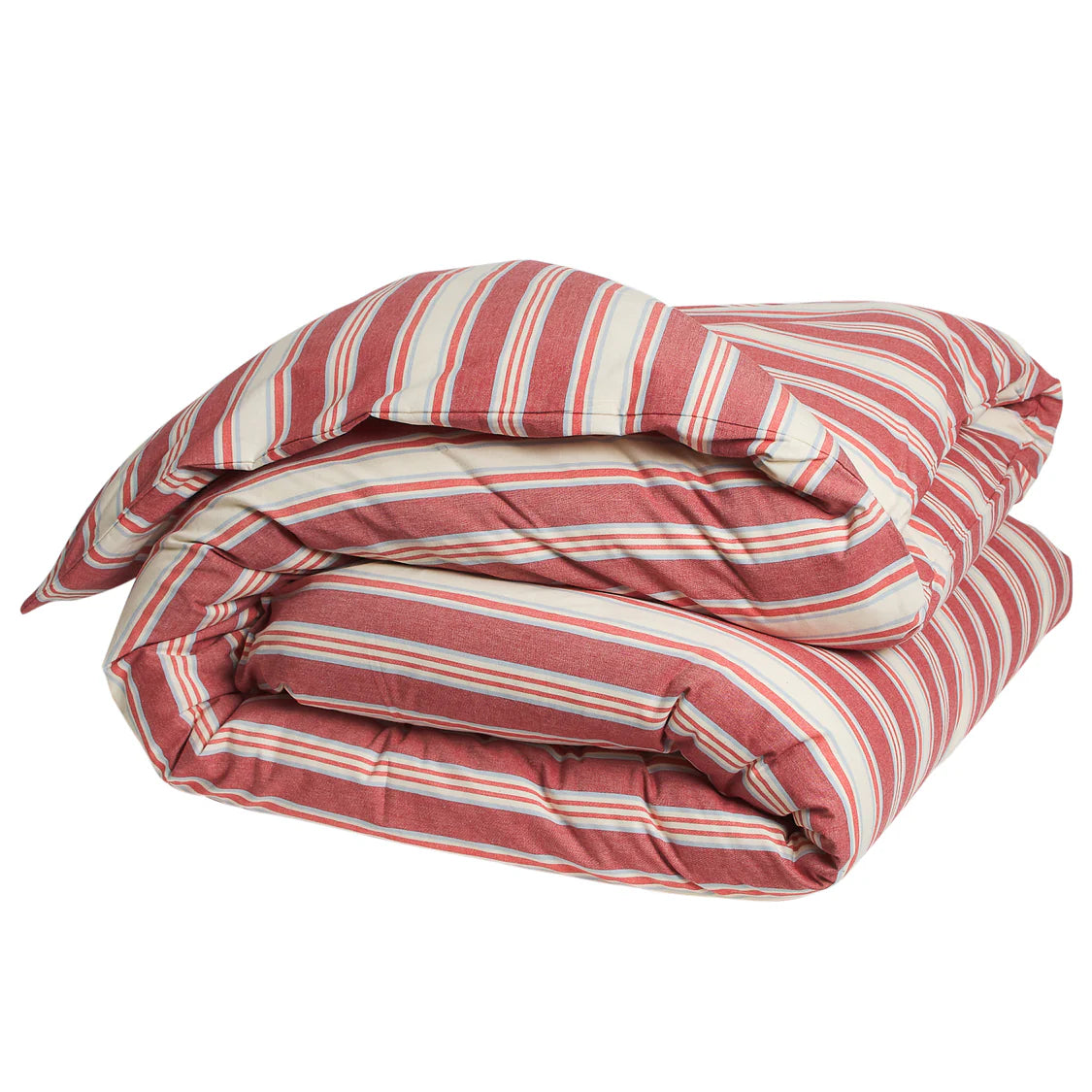 Selene Cotton Quilt Cover - Crimson
