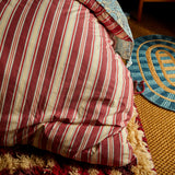Selene Cotton Quilt Cover - Crimson