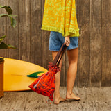 Rosalia Beach Tote - Flame