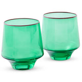 Jaded Tumbler Glass 2 piece Set