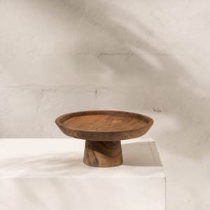 Jali Wooden Cake Stand - Small