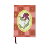 Framed Floral Journal Hardcover- Iris