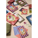 Framed Floral Journal Hardcover- Iris