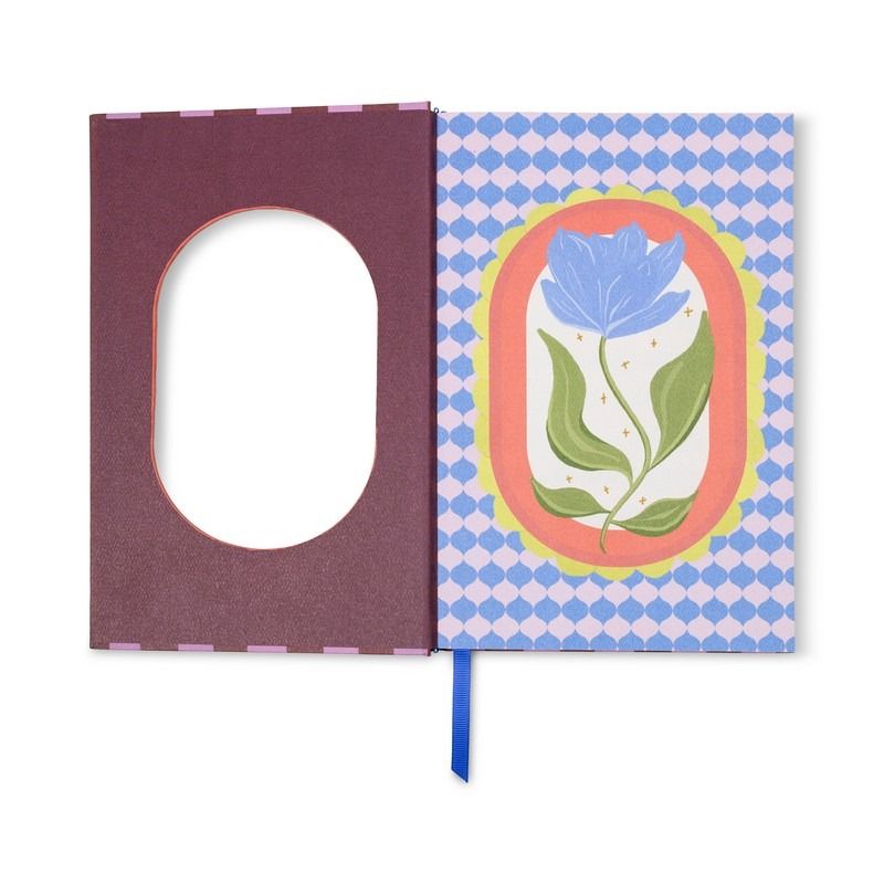 Framed Floral Journal Hardcover - Magnolia
