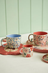 Ditsy Espresso Pink