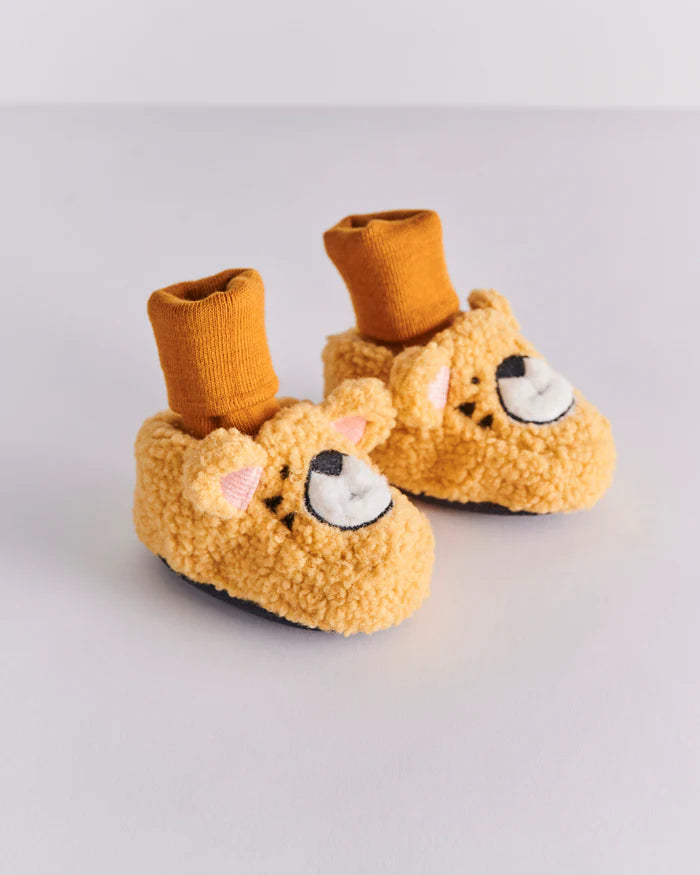 Tiger Baby Booties