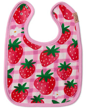 Load image into Gallery viewer, Strawberry Jam Organic Cotton Bib
